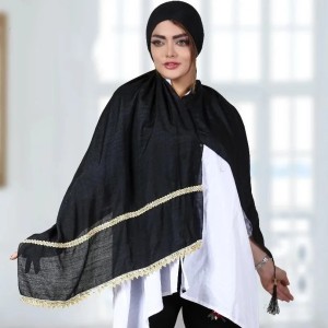شال نخی اسلپ مزونی منگوله دار
