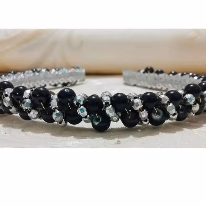 تل مشکی نقره ای