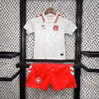 لباس بچه گانه دانمارک یورو 2024 کیت دوم