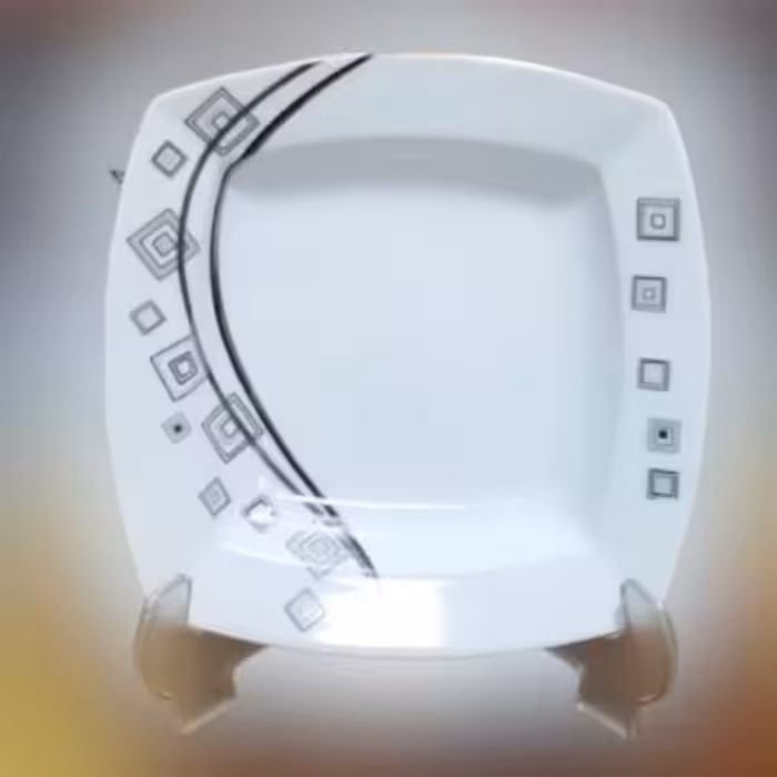 خورشت خوری شش عددی چهار گوش چینی تقدیس طرح ورجینیا