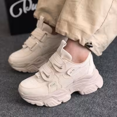 کتانی زنانه رویه فوم خاویاری مدل آتوسا