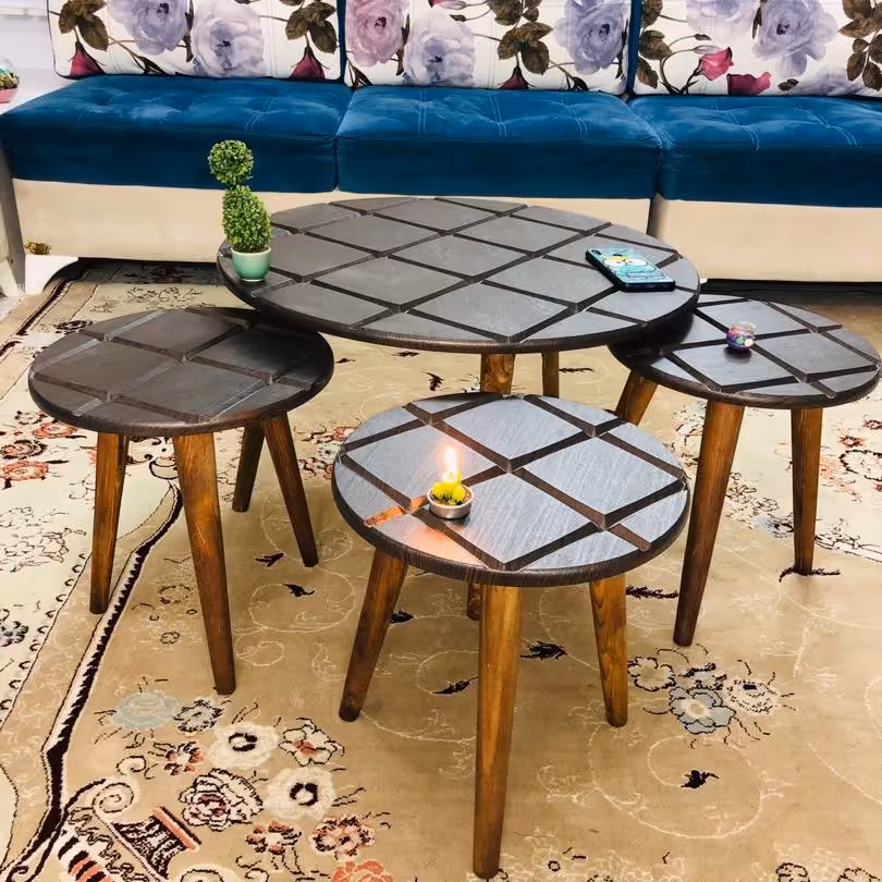 میز جلومبلی و عسلی رنگ ونگه