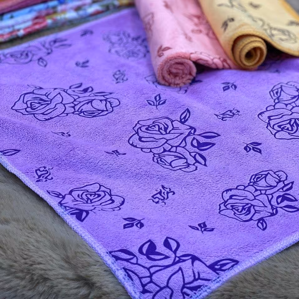 دستمال آشپزخانه گلدار پک 6 عددی ،              ارسال رایگان