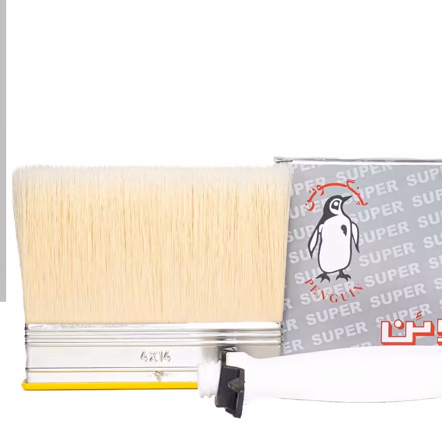 قلم پلاستیک زن پنگوئن سوپر 4در14 موی طلایی