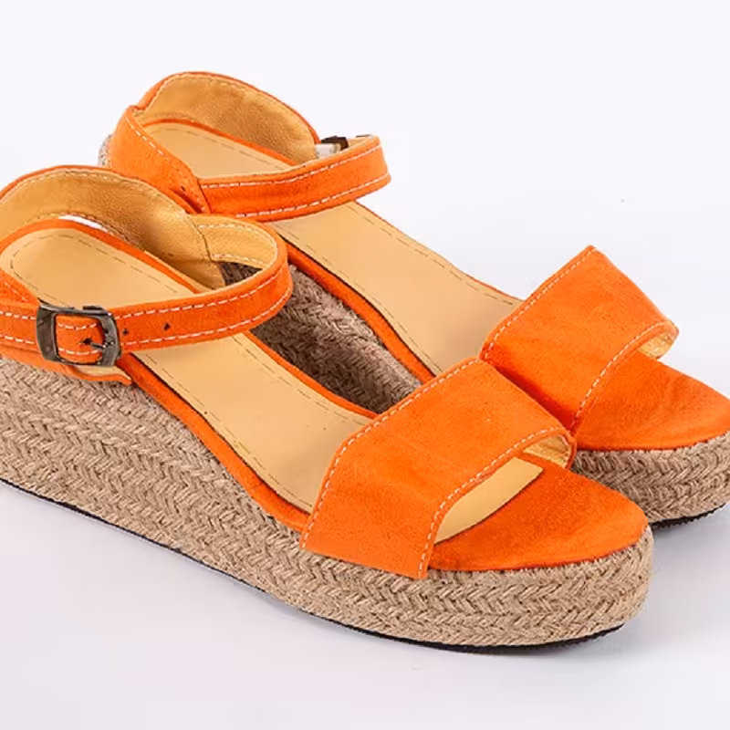 صندل زنانه لژدار نارنجی