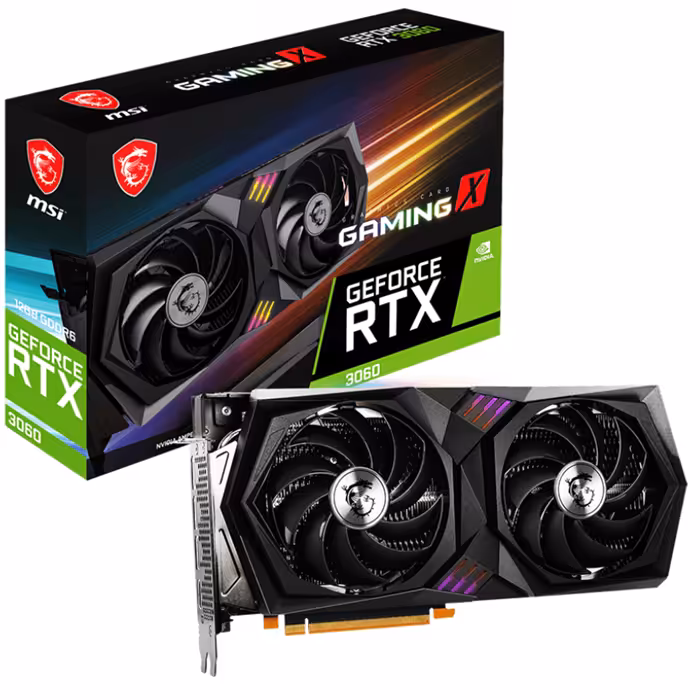 کارت گرافیک ام اس آی MSI GeForce RTX 3060 GAMING X 12G