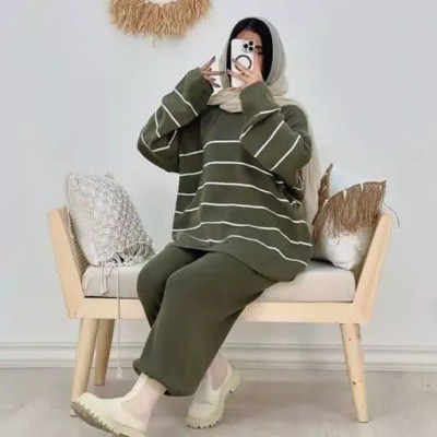 ست بلوز و شلوار بافت پینترستی بلوز