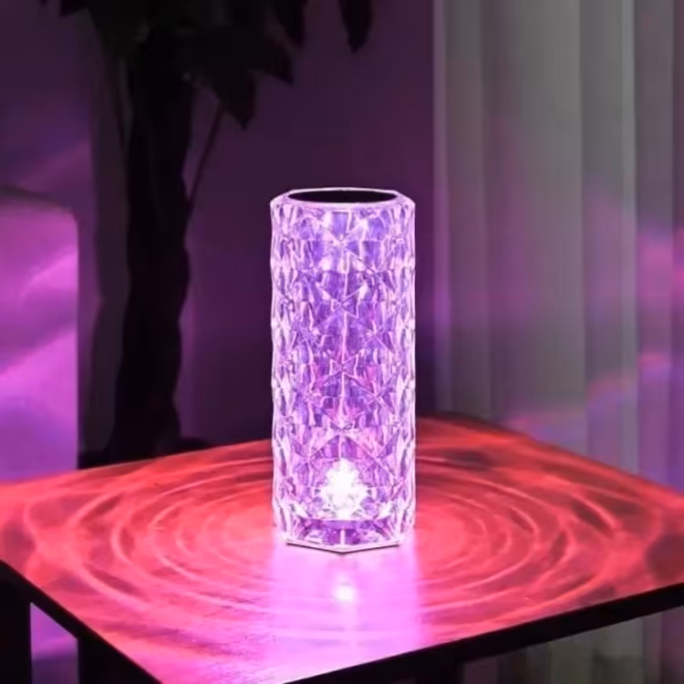 آباژور کنترلی 16 رنگ چراغ خواب رقص نور دار