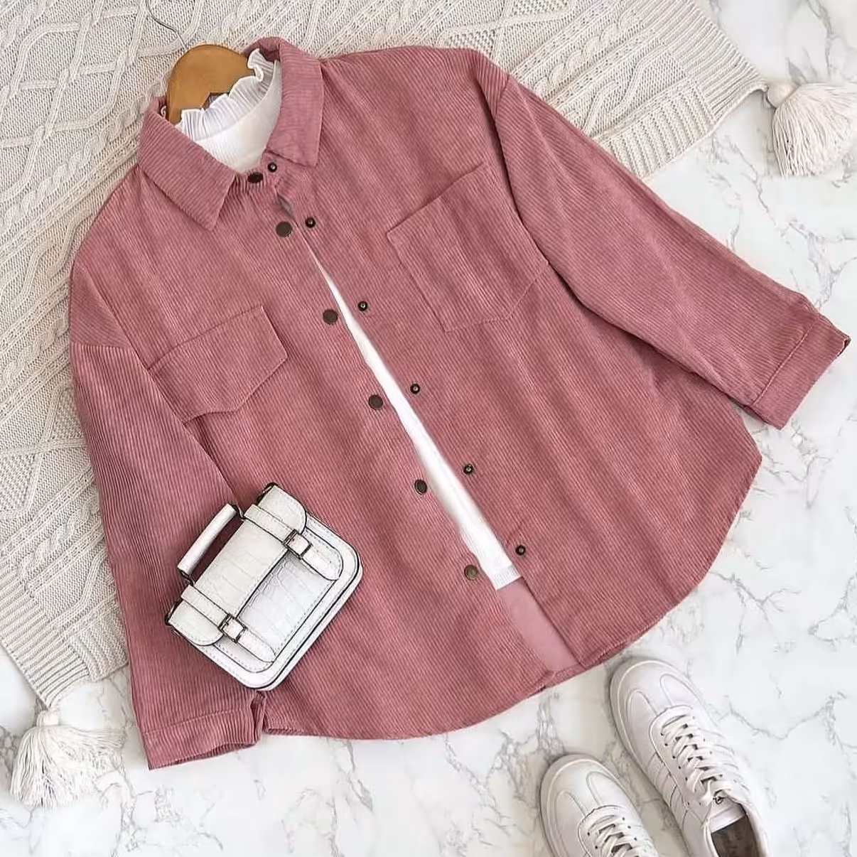 شومیز و مانتو لش کبریتی شیک خارجی