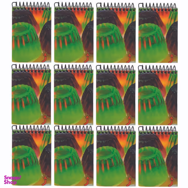 دفتر یادداشت مدل الفبایی طرح ژ ژله بسته 12 عددی