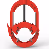 لوله بر فلزی 4 تیغه درسا سایز دو و یک دوم اینچ تا 4 اینچ 