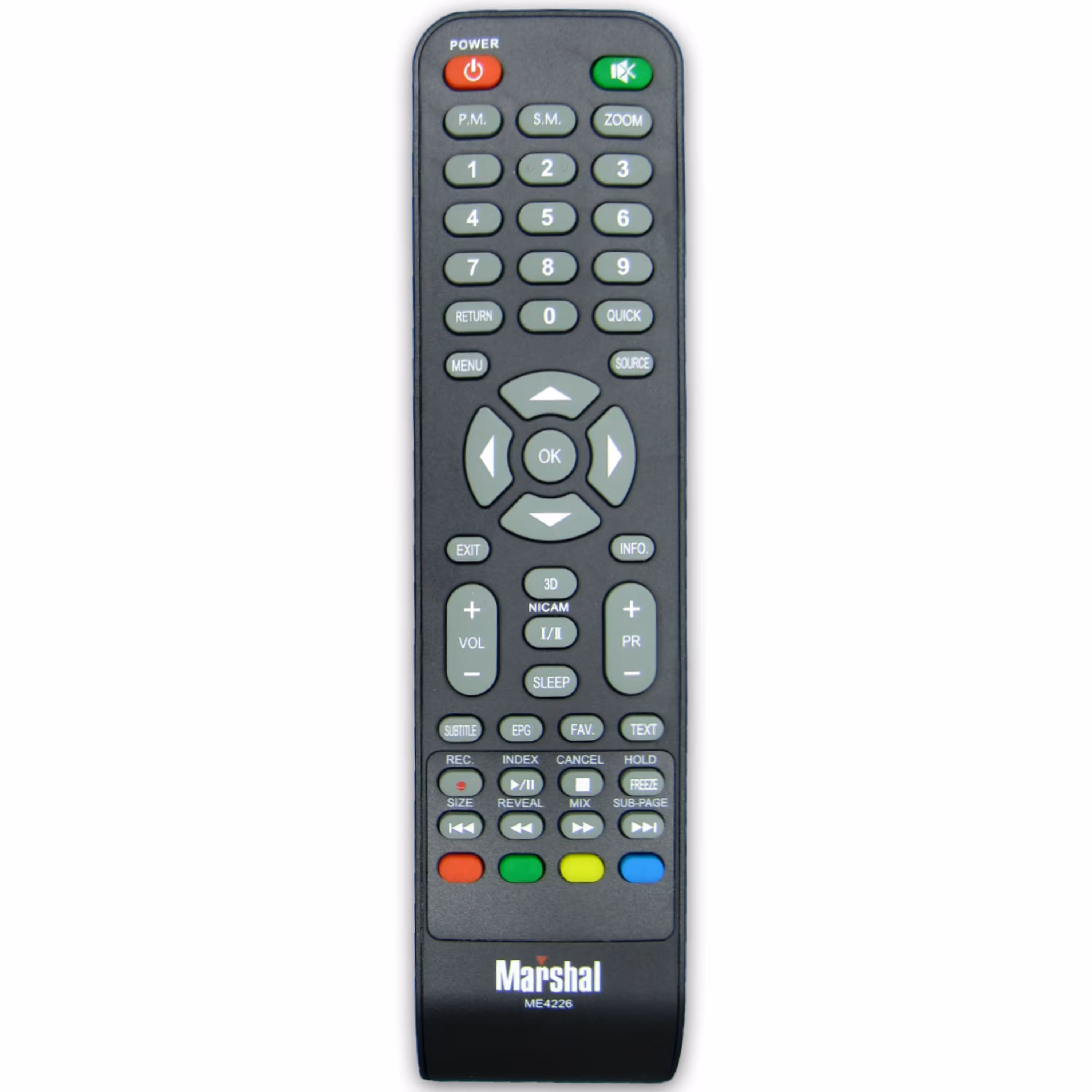 کنترل تلویزیون ال ای دی LED مارشال مدل ME-4226 (کیفیت خوب)