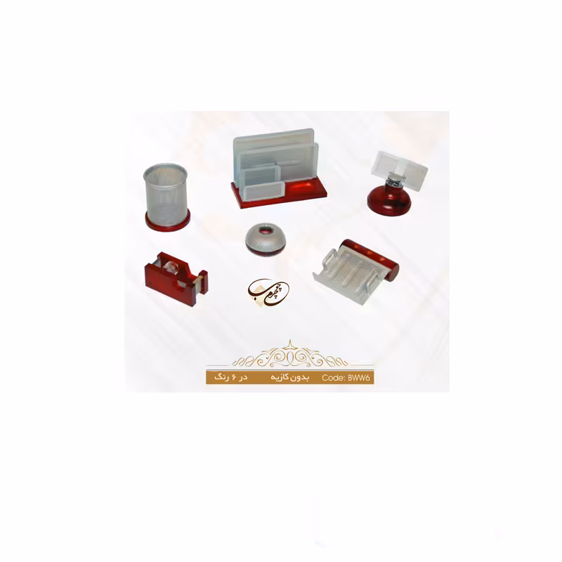 ست رومیزی چوب و فلز 6 تکه کد BWW6