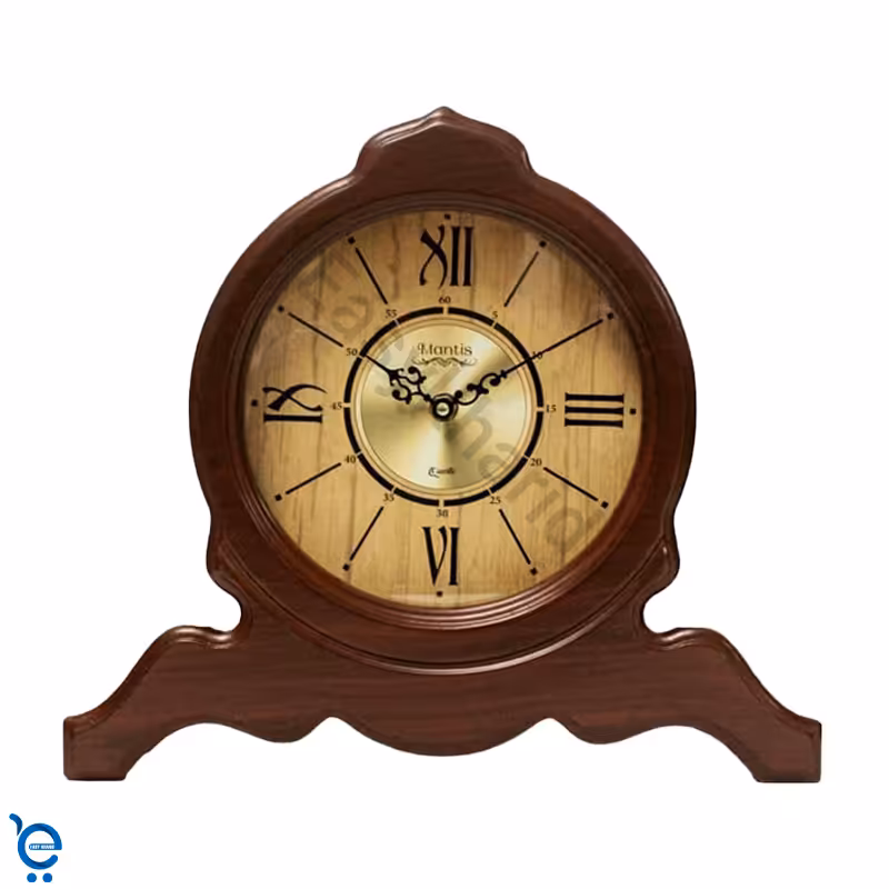 ساعت رومیزی چوبی مانتیس کد 101