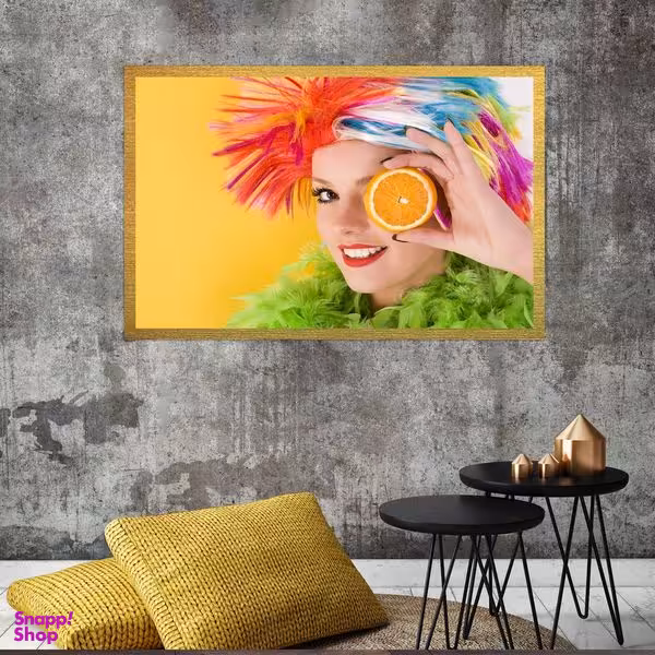 تابلو بکلیت طرح چهره مدل قاب شاسی T-S10363