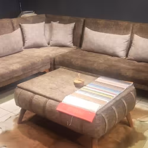 مبل ال مکانیزم تخت شو 7نفره    ارسال پس کرایه 