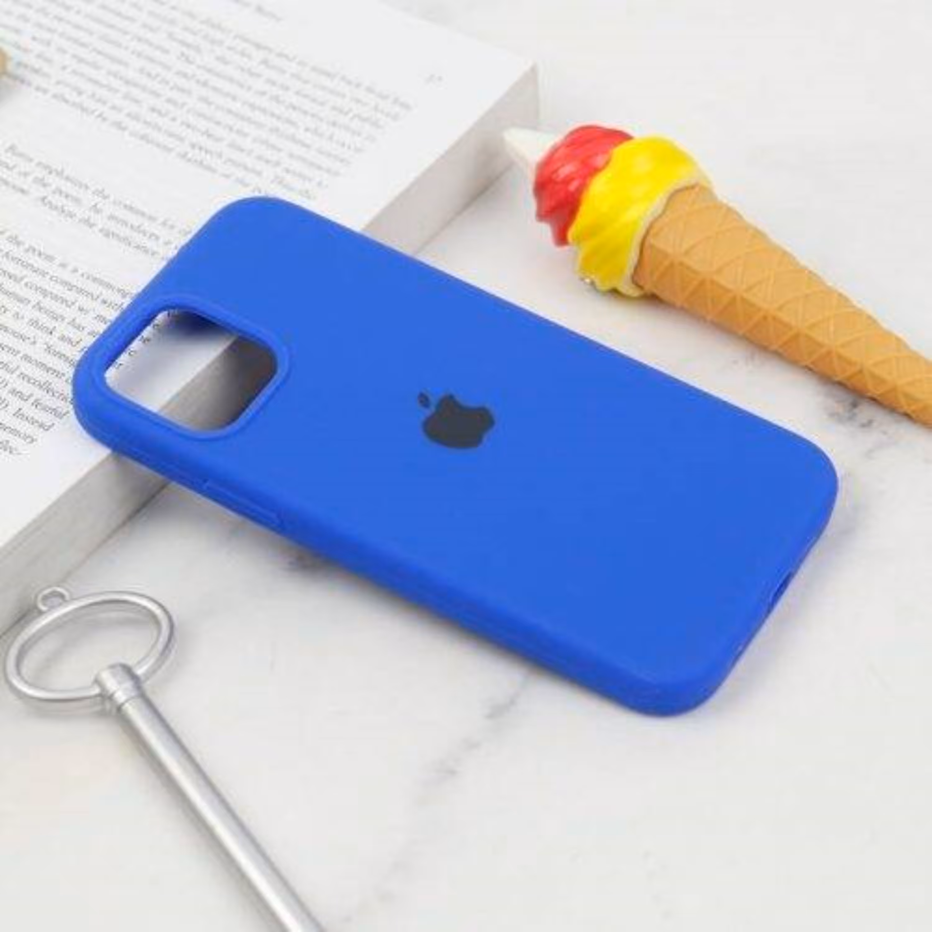 گارد سیلیکونی زیربسته iPhone 12  12 Pro رنگ کاربنی