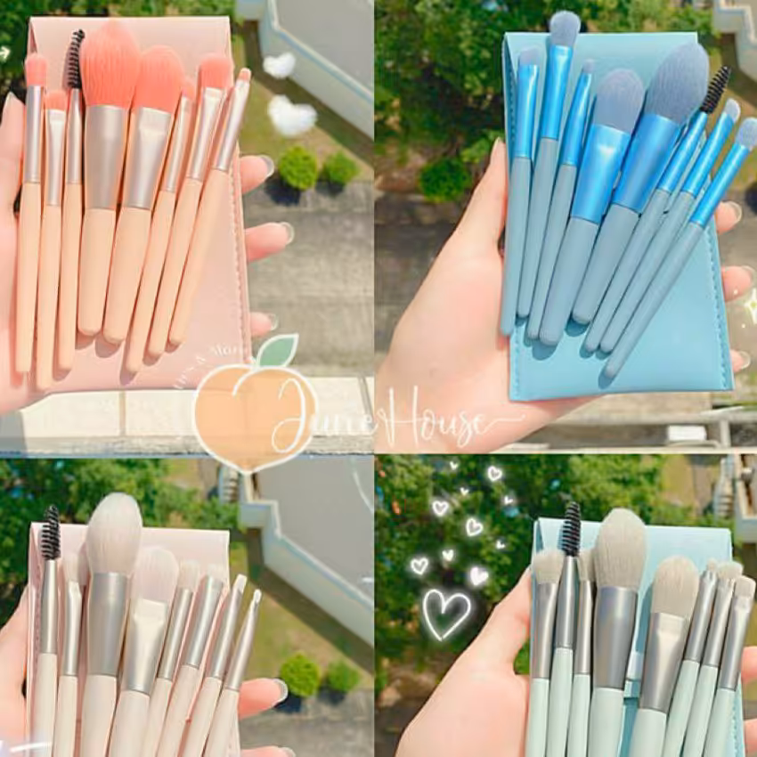 ست براش 8تکه سایز مینی رنگ سبز