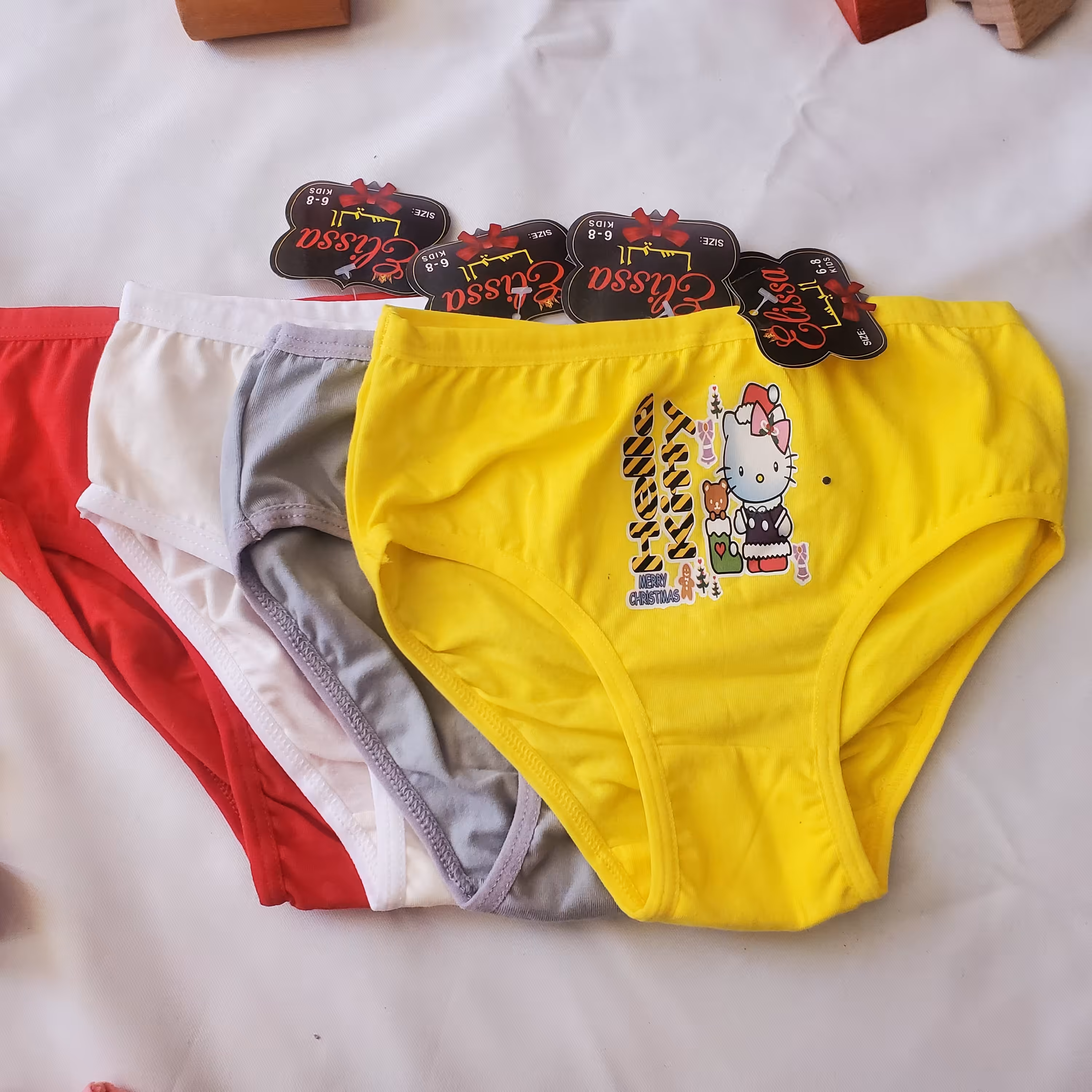 زیرپوش دخترانه جنس پنبه در رنگ های متنوع  