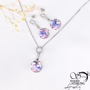 نیمست جواهری با سنگ سوارسکی هفت رنگ کد 11002