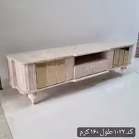 میز تلویزیون شبستان مدل 1022 رنگ مرمر