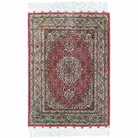 فرش دستبافت ماهی خوی طرح کمال الملک خرٌم رنگ پوست پیازی خاص