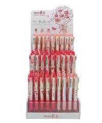 خودکار فانتزی مورا استندی طرح گل سرخ 108 عددی کد 8930