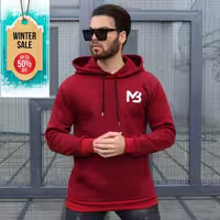 هودی مردانه MB جنس دورس سه نخ در 6 رنگ جذاب (حراج)