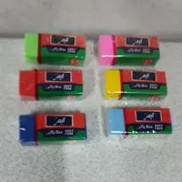 پاک کن رنگی ایمر  در رنگ های آبی زرد قرمز سبز صورتی 