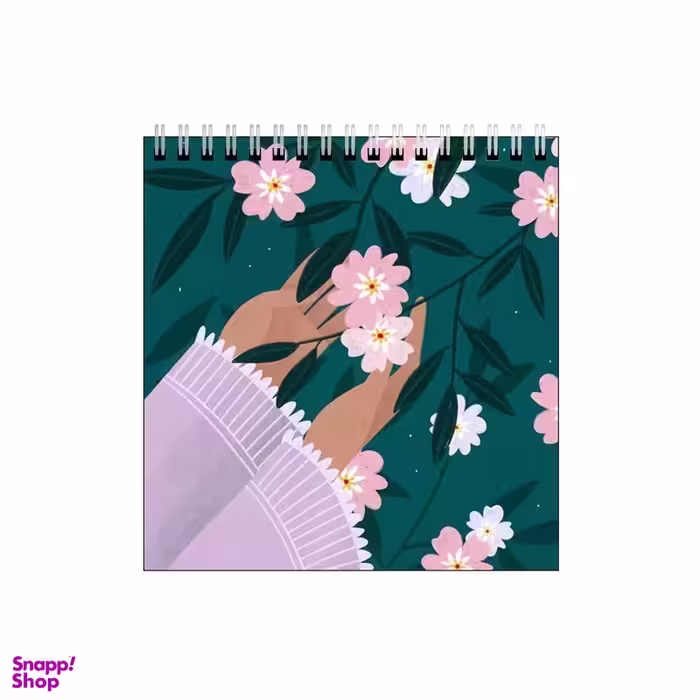 دفتر طراحی بامبیلیپ طرح شکوفه گیلاس و شب کد 0165491