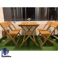 ست 4نفره میز صندلی تاشو BTAR104