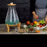 کلمن شیشه ای مدل کوزه(هزینه  ارسال به عهده مشتری میباشد)