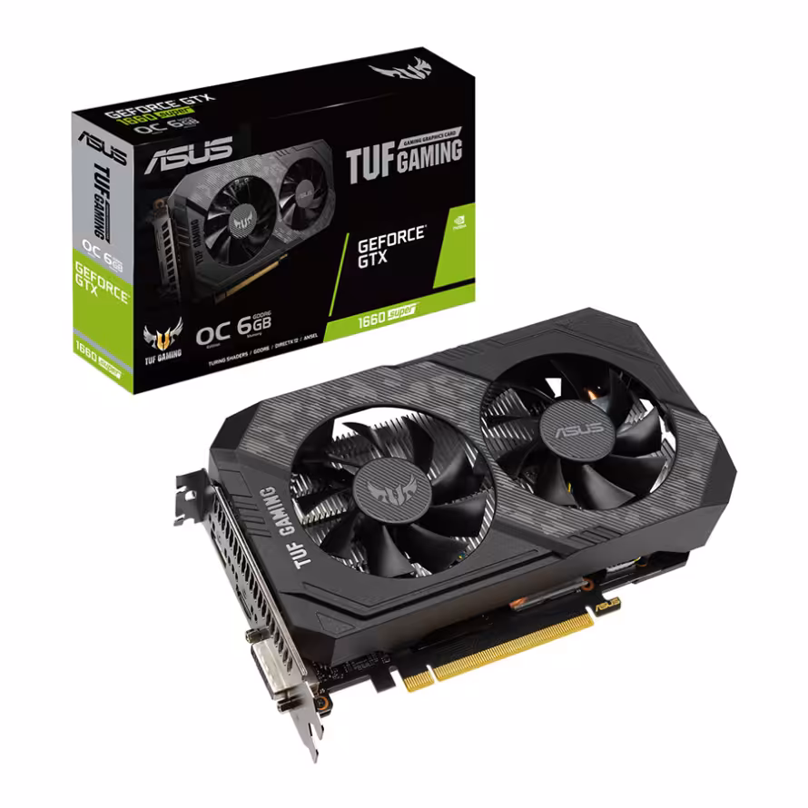 کارت گرافیک ایسوس TUF GTX1660S O6G GAMING