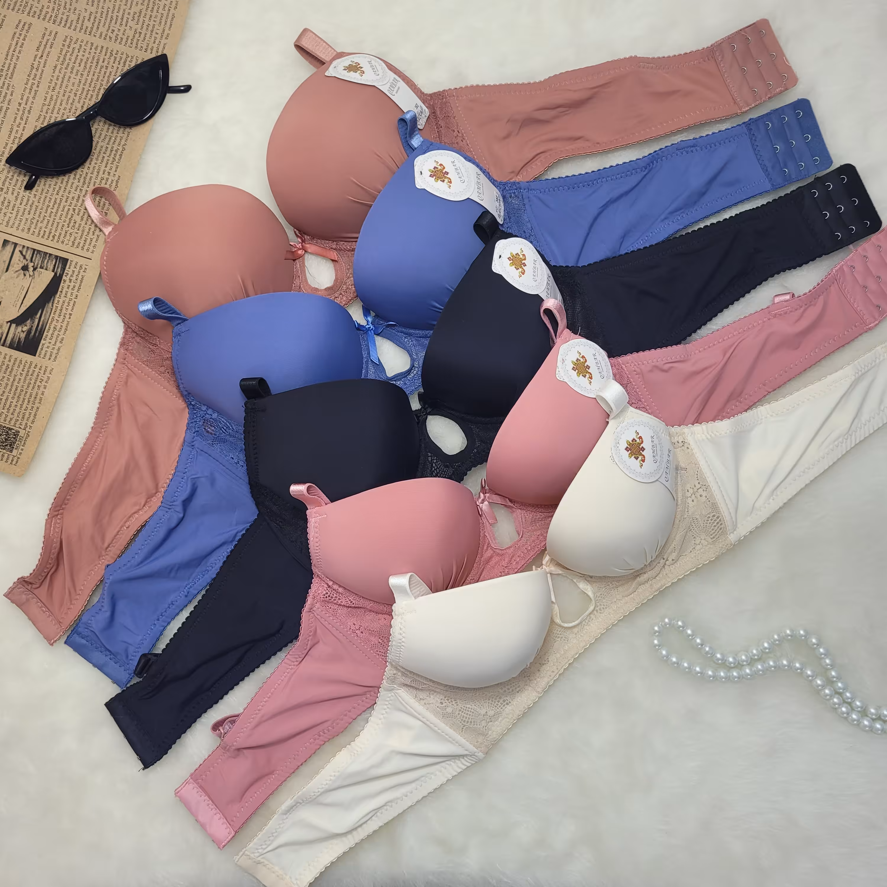 سوتین اسفنجی فنردار جکدار