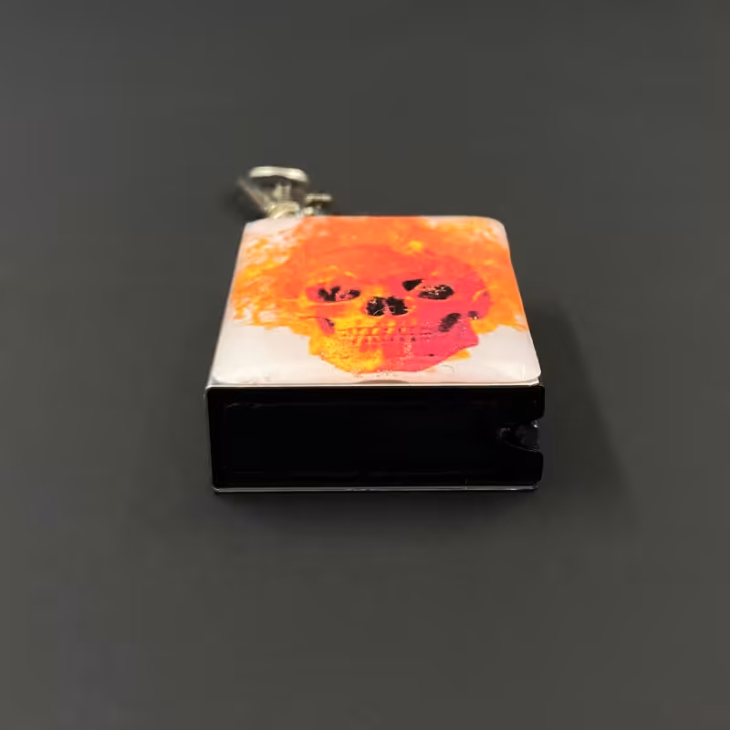 فندک مدل کبریتی اسکلت آتشین کد DKD-742