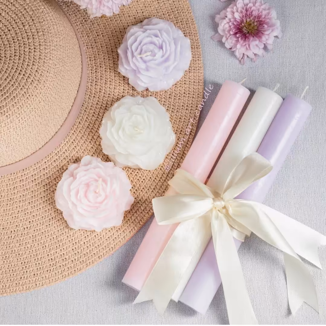 شمع قلمی ساده 20 سانت