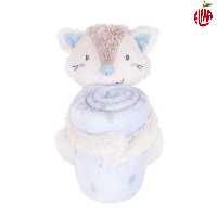 پتو عروسکی نوزاد مدل Little Fox کیکابو Kikkaboo