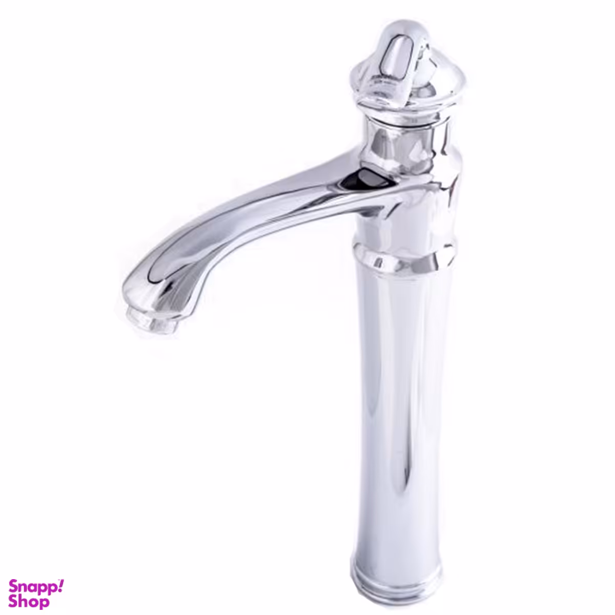 شیر روشویی پایه بلند کروم کد 1001