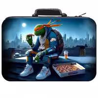 کیف کنسول بازی PS5 اسلیم طرح لاک پشت نینجا - فراز سیستم