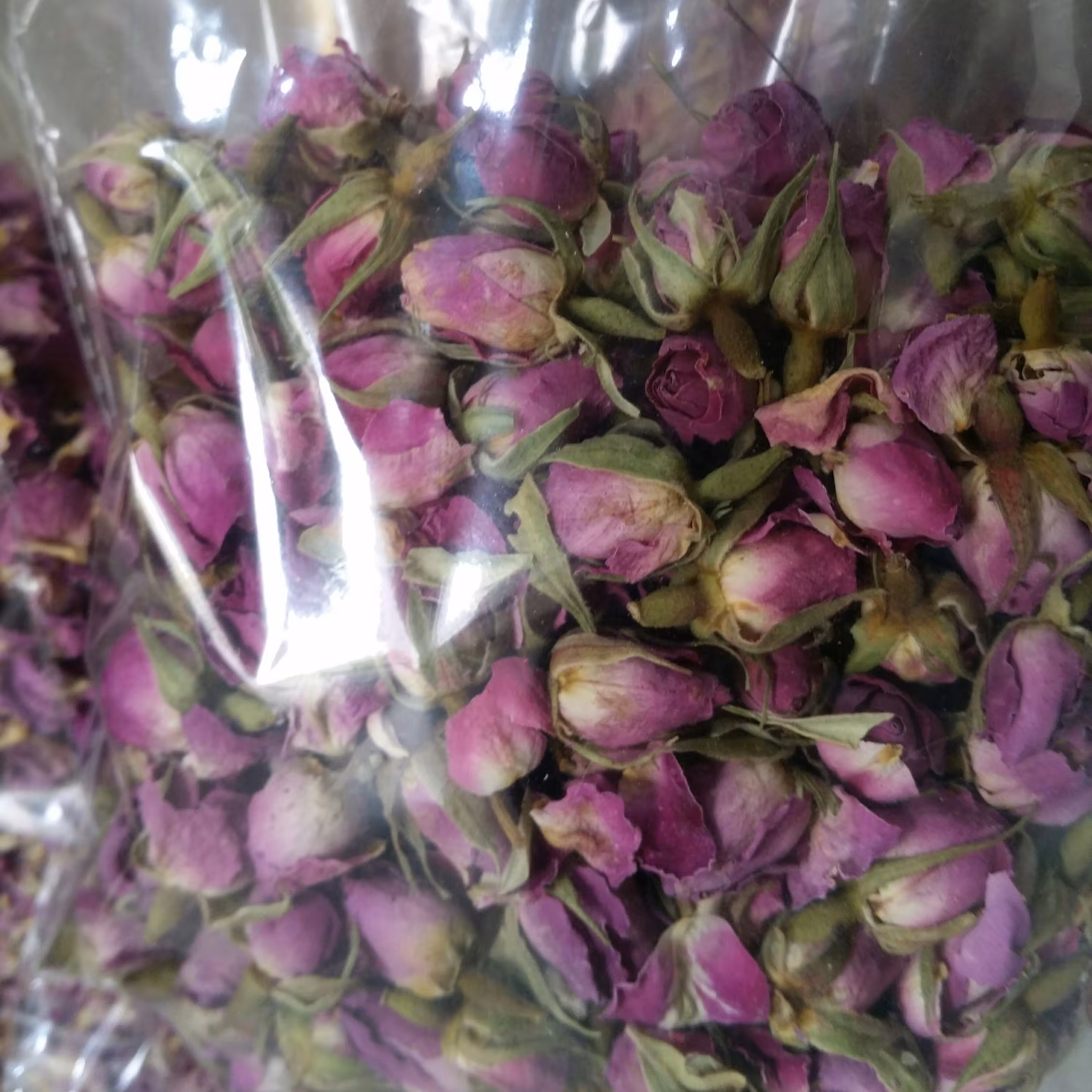 غنچه گل محمدی بسته بندی 30 گرمی