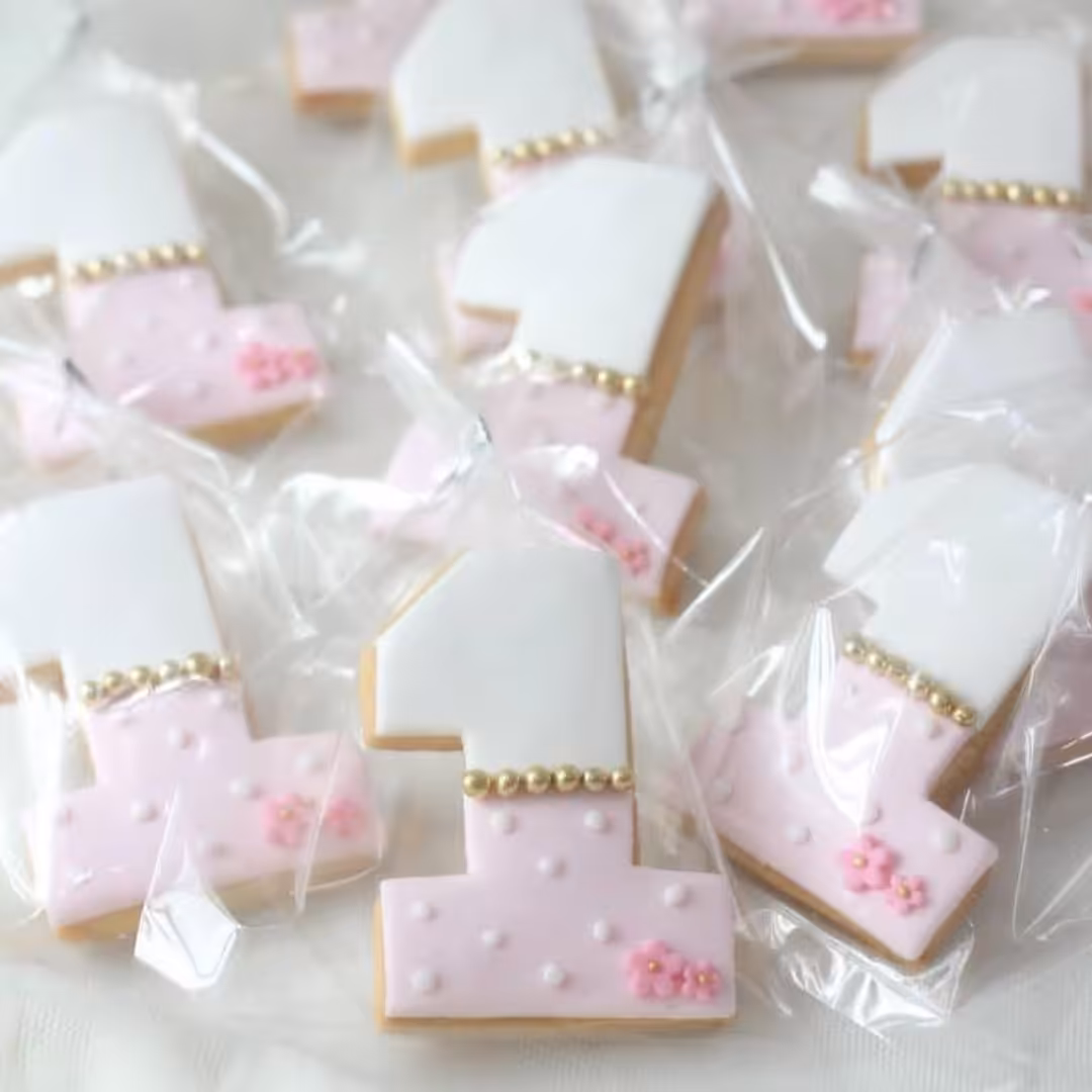 گیفت کوکی عددی با روکش فوندانت بسته10 تایی