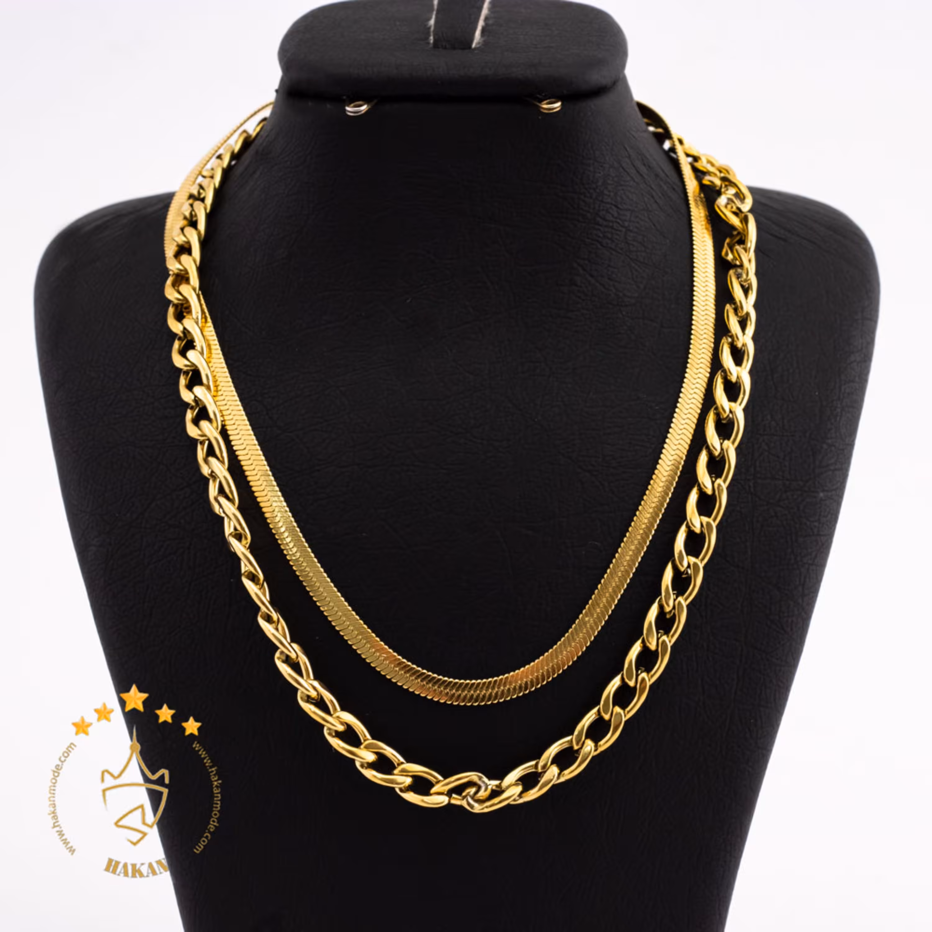 گردنبند 2 لاین کارتیر هرینگوبن ژوپینگ XUPING St 212.1 