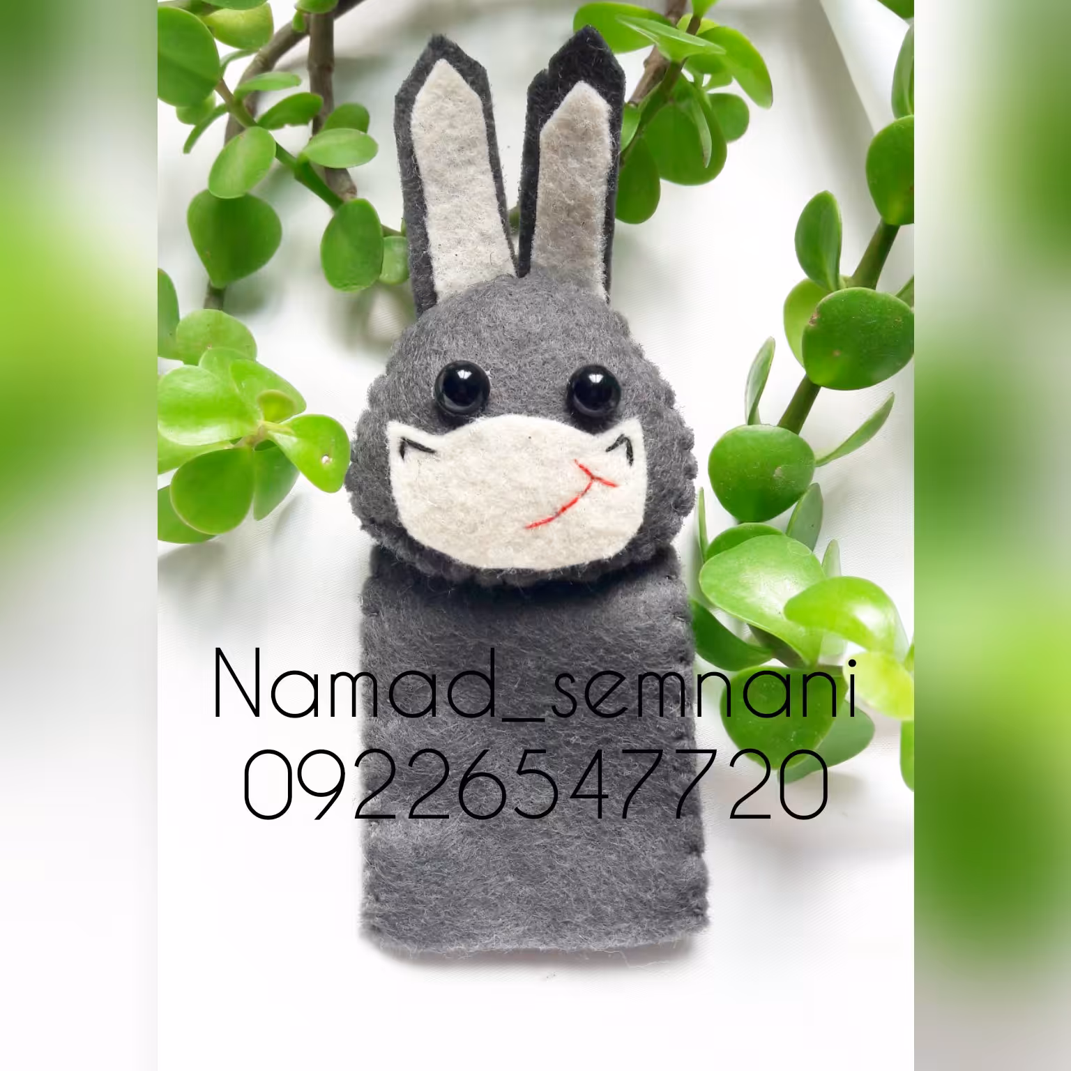 گیفت الفبا حرف اُ سرمدادی یاعروسک انگشتی الاغ بامزه