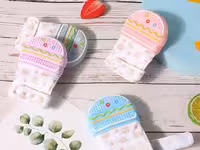 دستکش دندانگیر نوزادی طرح همبرگر