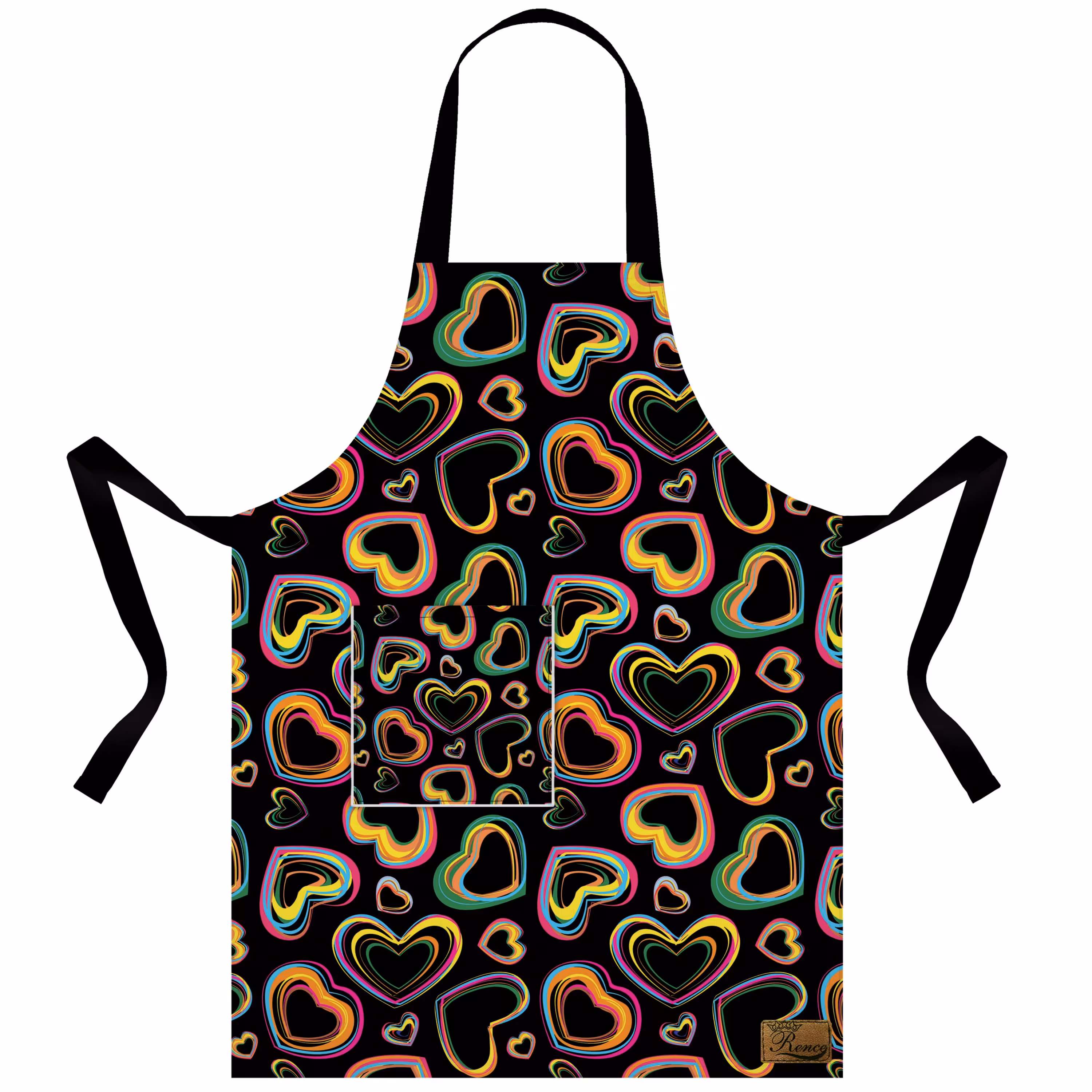 پیشبند آشپزخانه ضد آب سه لایه سایز 50 در 70 مدل A1-1004 شرکت رنس