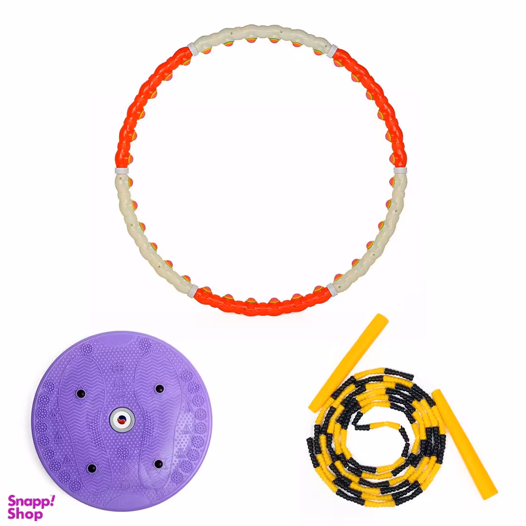 پکیج لاغری تن زیب شامل حلقه و طناب و چرخونک مسگری