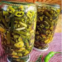 ترشی قارچ و لوبیا (850 گرمی)