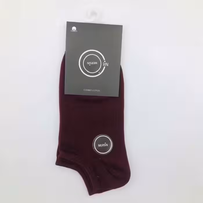 جوراب مچی رنگ عنابی