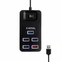 هاب 1.2 پنج پورت USB3.0/ USB2.0 نووا مدل X800