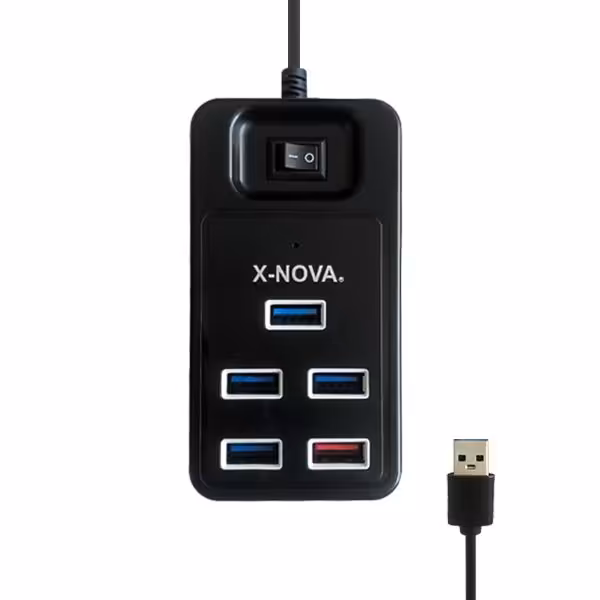 هاب 1.2 پنج پورت USB3.0/ USB2.0 نووا مدل X800
